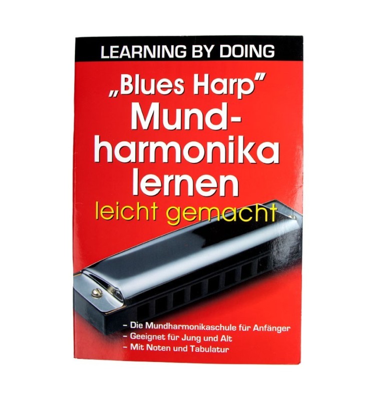 Notenheft - Blues Harp Mundharmonika lernen