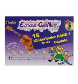 Notenheft - Kinderlieder für Ukulele