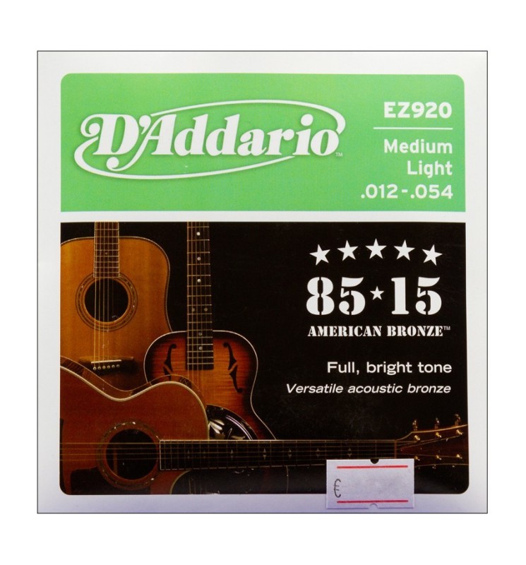 Westerngitarren Saiten Daddario EEZ920 Westerngitarren Saiten Daddario EEZ920