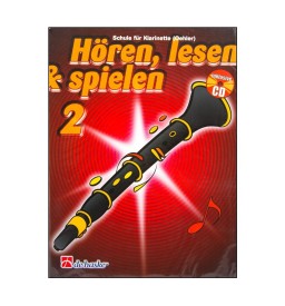 Notenheft Klarinette Hören, lesen & spielen - Band 2