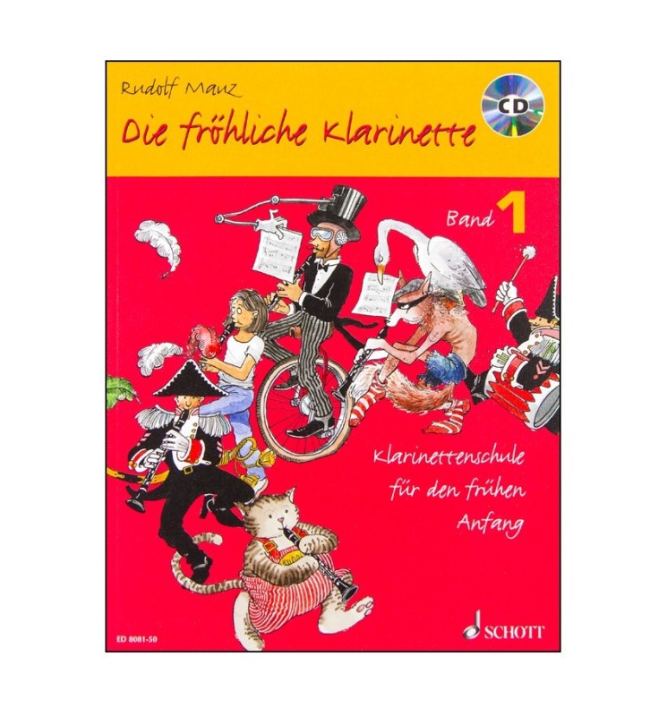 Notenheft Die fröhliche Klarinette - Band 1