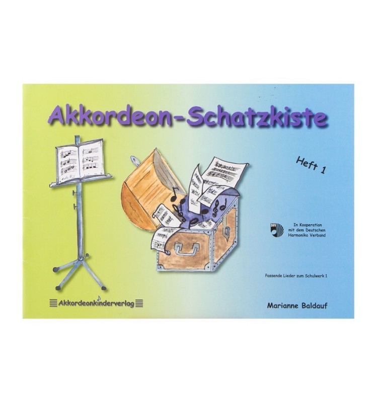 Notenheft -Akkordeon-Schatzkiste Heft 1 Notenheft -Akkordeon-Schatzkiste Heft 1