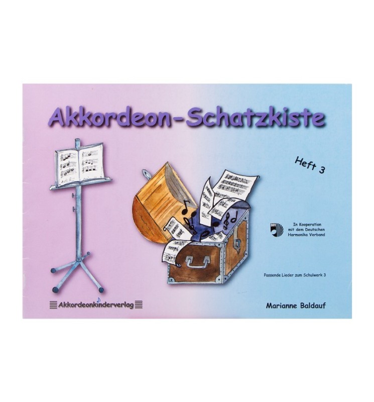 Notenheft -Akkordeon-Schatzkiste Heft 3 Notenheft -Akkordeon-Schatzkiste Heft 3