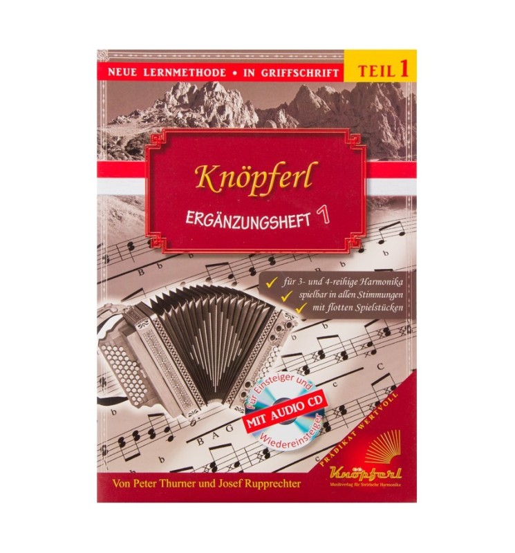 Notenheft - Knöpferl Ergänzungsheft 1