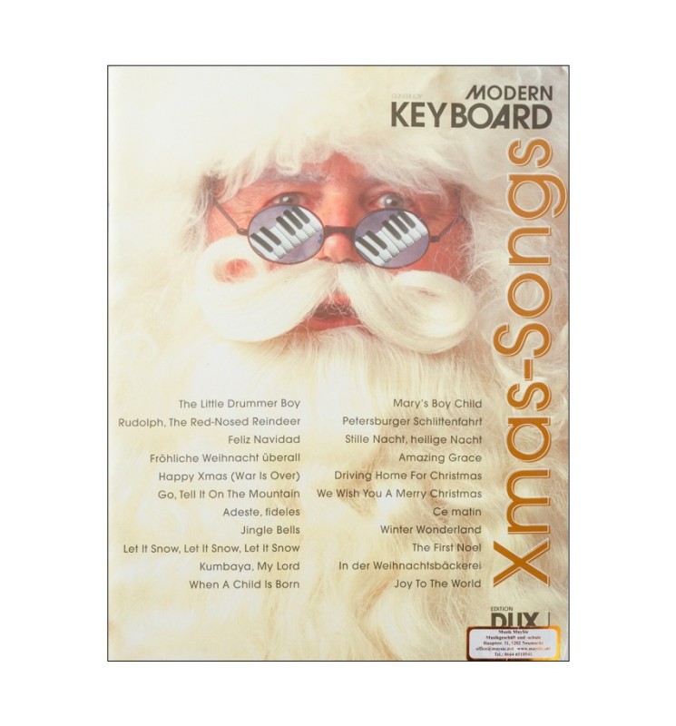 Notenheft Weihnachtslieder - Xmax Songs Notenheft Weihnachtslieder - Xmax Songs